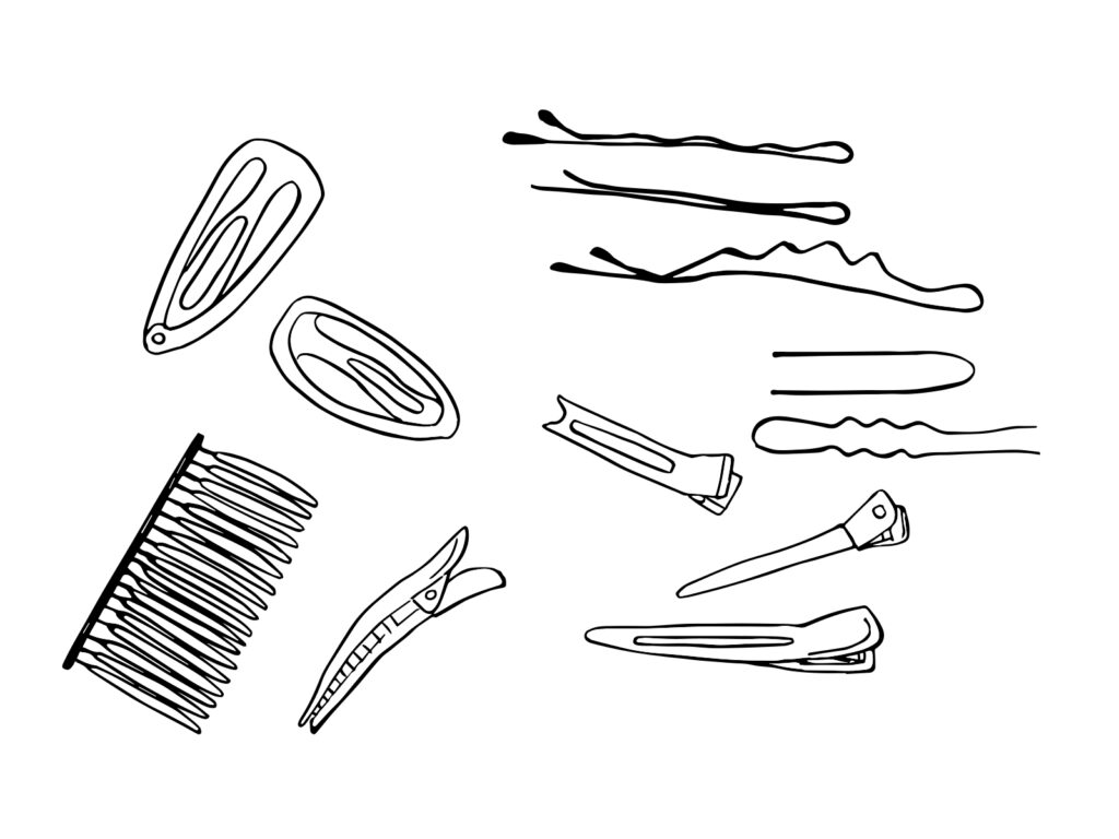 かつらのピンやヘアピン