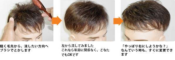 ワックスでヘアセット2