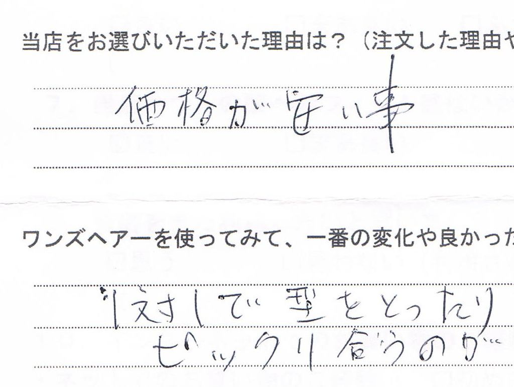 男性かつら7年目突入・限界近い