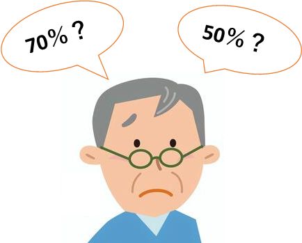 かつらの白髪比率を変える