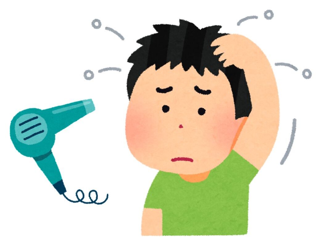 自毛を剃ってテープや接着剤は、装着感が良くなりますが、結構面倒