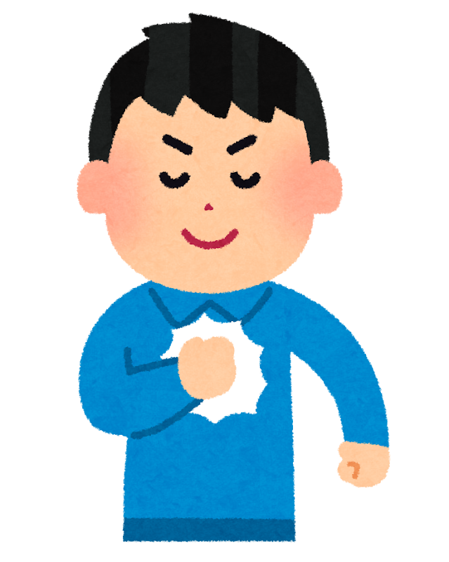 初めてのかつらで自信が増した